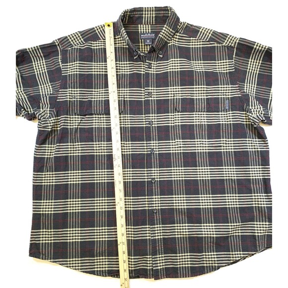 Woolrich Plaid Shirt‎ Mens 2XL Tartan Button Down Long Sleeve Heavy Cotton Work - Picture 5 of 8